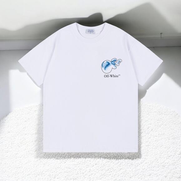 OFF-WHITE Crew neck, short sleeves Size L - Picture 1 of 7